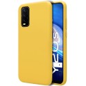 Funda Silicona Líquida Ultra Suave para Vivo Y20s / Y11s color Amarilla