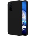 Funda Silicona Líquida Ultra Suave para Vivo Y20s / Y11s color Negra