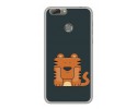 Funda Gel Tpu para Oukitel U20 Plus Diseño Tigre Dibujos