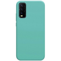 Funda Silicona Líquida Ultra Suave para Vivo Y20s / Y11s color Verde 2