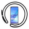 Funda Colgante Transparente para Oppo A53 / A53s con Cordon Negro