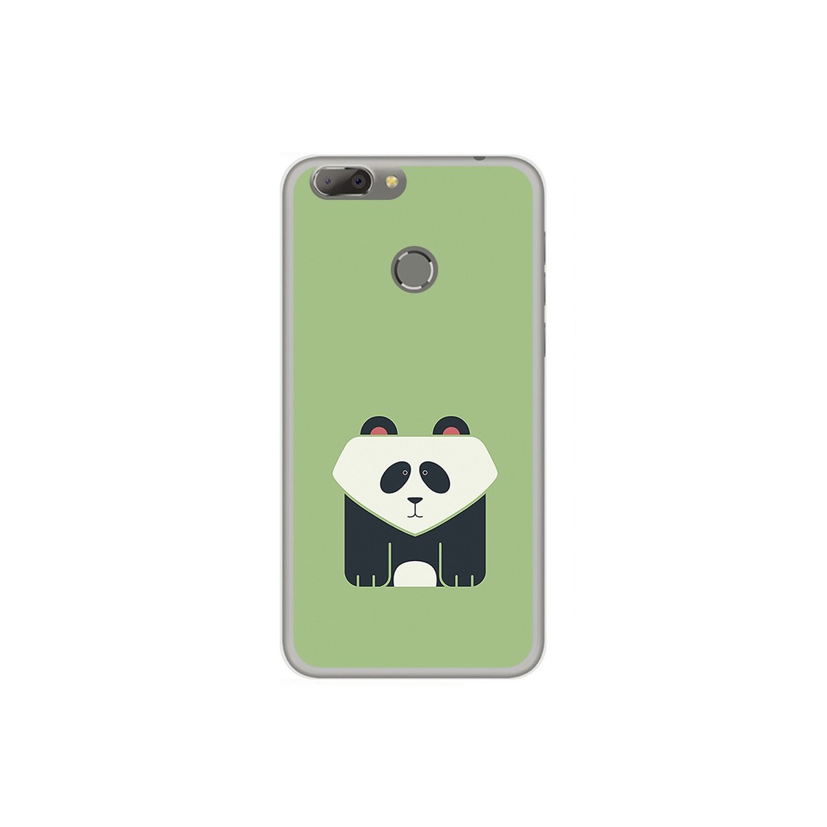 Funda Gel Tpu para Oukitel U20 Plus Diseño Panda Dibujos