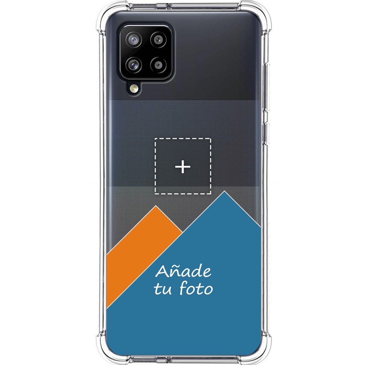 Personaliza tu Funda Silicona Anti-Golpes Transparente con tu Fotografía para Samsung Galaxy A42 5G personalizada