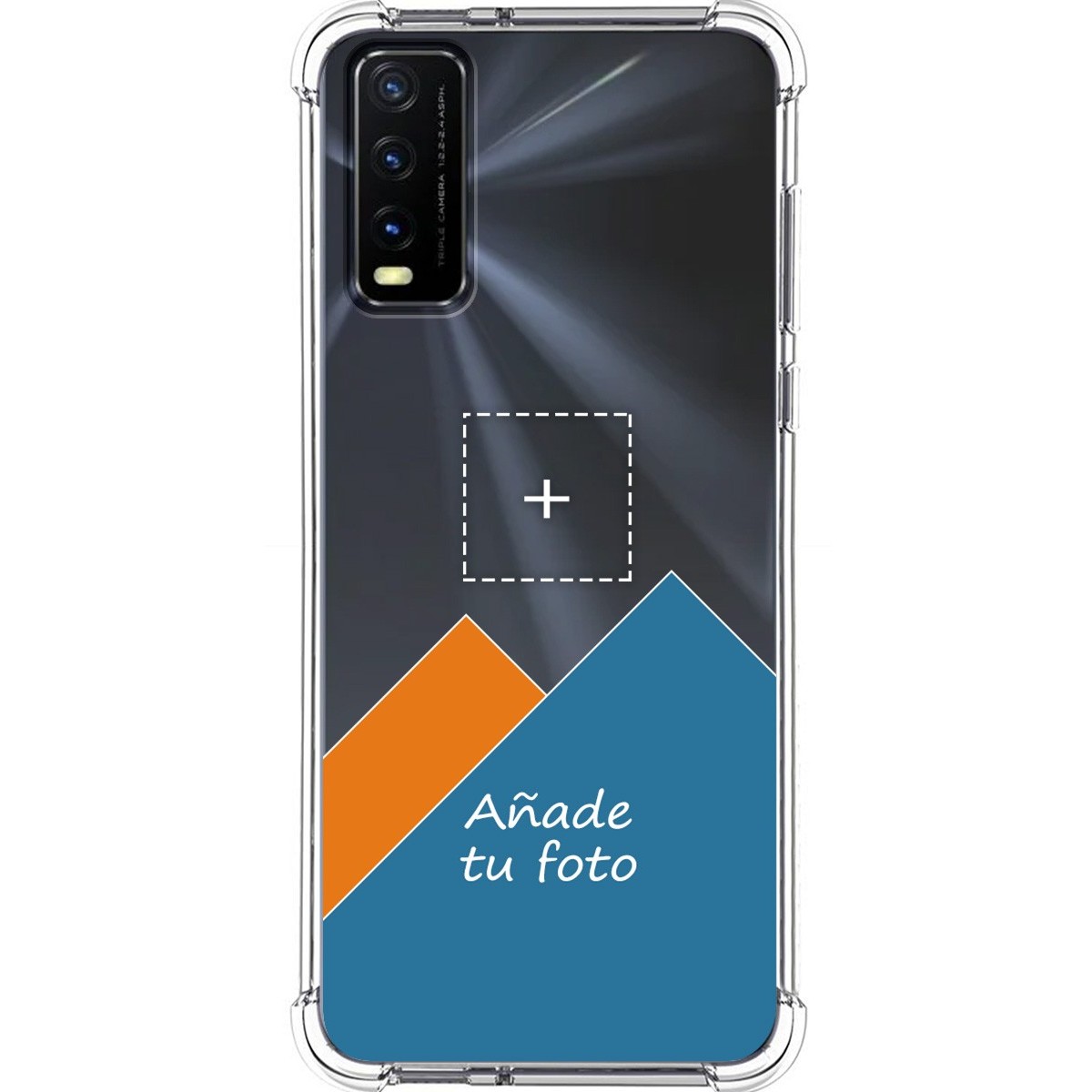 Personaliza tu Funda Silicona Anti-Golpes Transparente con tu Fotografía para Vivo Y20s / Y11s personalizada