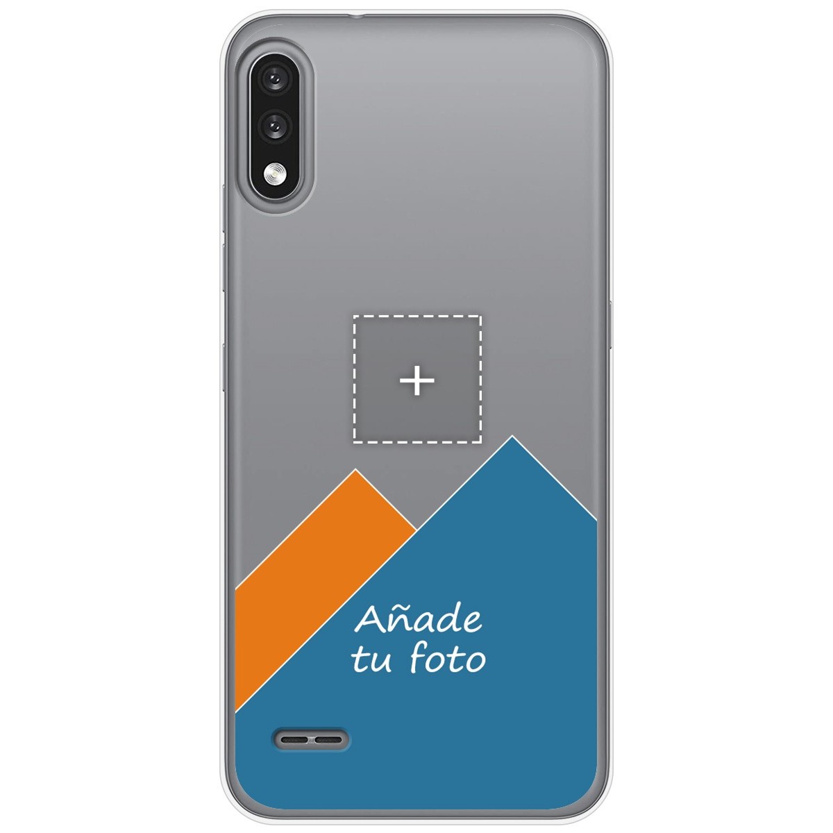 Personaliza tu Funda Gel Silicona Transparente con tu Fotografia para Lg K22 dibujo personalizada