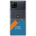Personaliza tu Funda Gel Silicona Transparente con tu Fotografia para Samsung Galaxy A42 5G dibujo personalizada