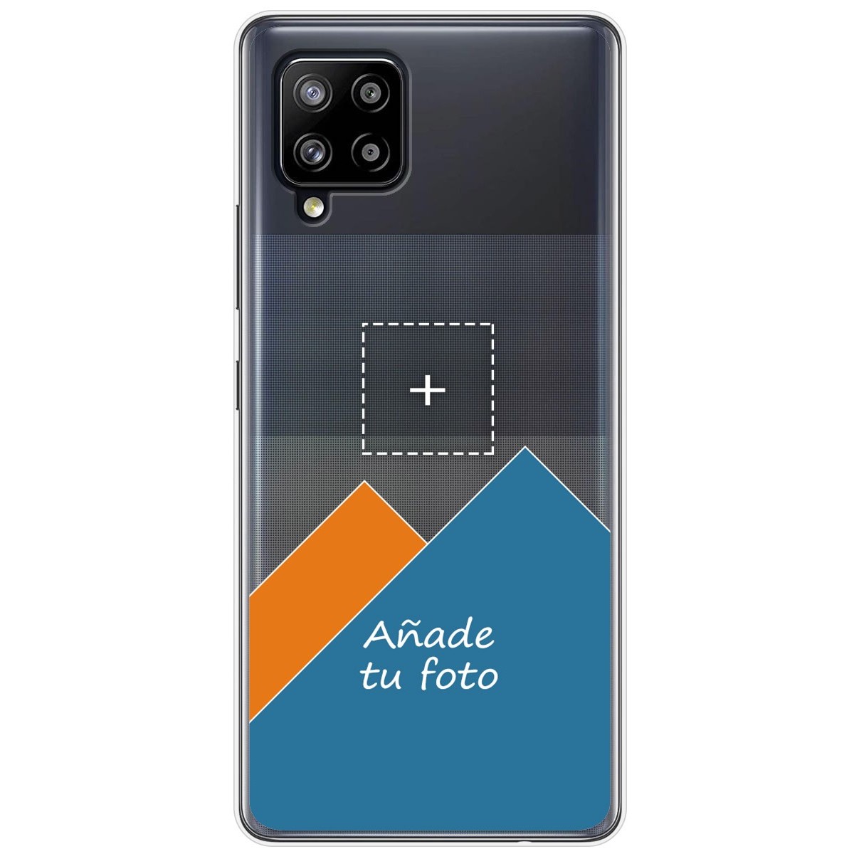 Personaliza tu Funda Gel Silicona Transparente con tu Fotografia para Samsung Galaxy A42 5G dibujo personalizada