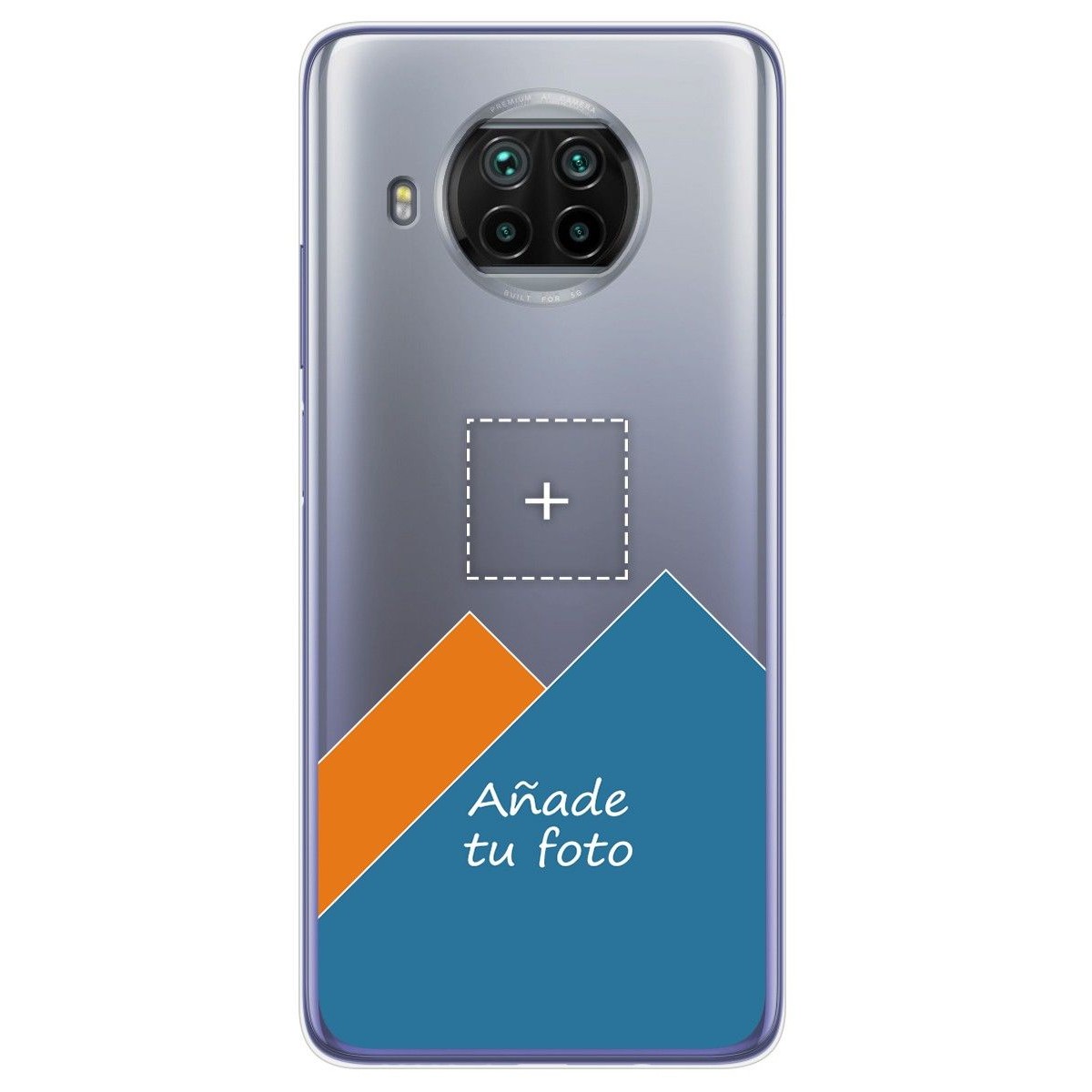 Personaliza tu Funda Gel Silicona Transparente con tu Fotografia para Xiaomi Mi 10T Lite dibujo personalizada
