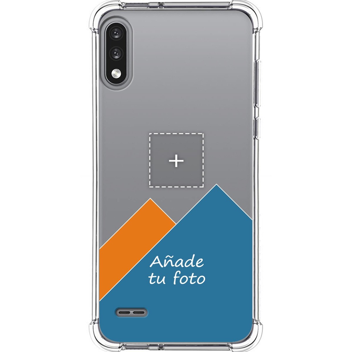 Personaliza tu Funda Silicona Anti-Golpes Transparente con tu Fotografía para Lg K22 personalizada