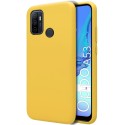 Funda Silicona Líquida Ultra Suave para Oppo A53 / A53s color Amarilla