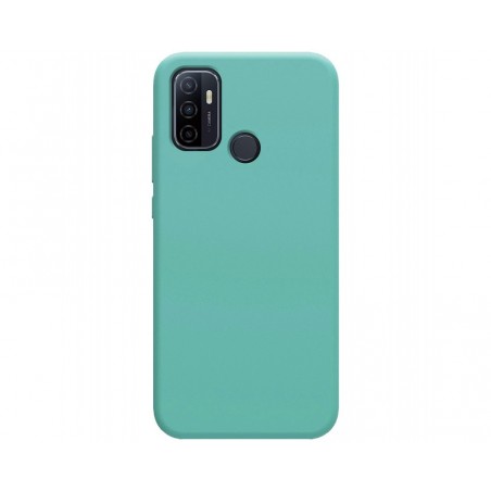 Funda Silicona Líquida Ultra Suave para Oppo A53 / A53s color Verde