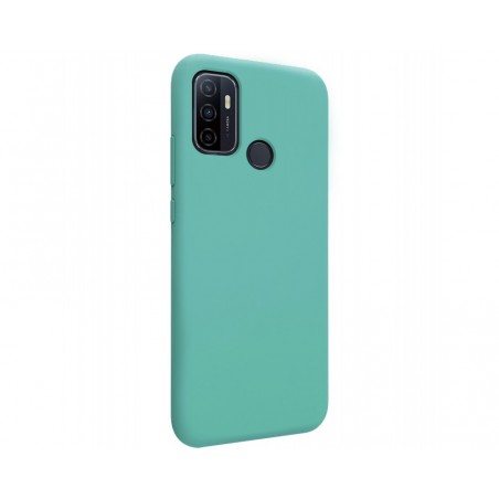 Funda Silicona Líquida Ultra Suave para Oppo A53 / A53s color Verde