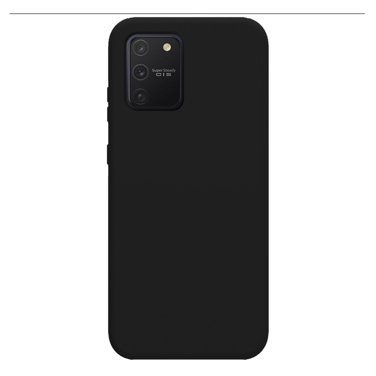 Funda Silicona Líquida Ultra Suave para Samsung Galaxy S10 Lite color Negra