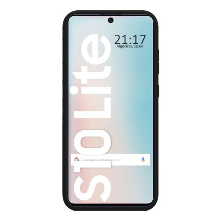 Funda Silicona Líquida Ultra Suave para Samsung Galaxy S10 Lite color Negra