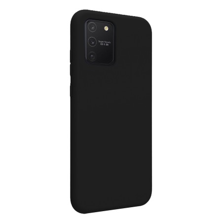 Funda Silicona Líquida Ultra Suave para Samsung Galaxy S10 Lite color Negra