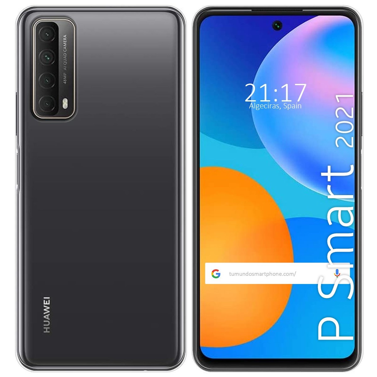 Funda Silicona Gel TPU Transparente para Huawei P Smart 2021
