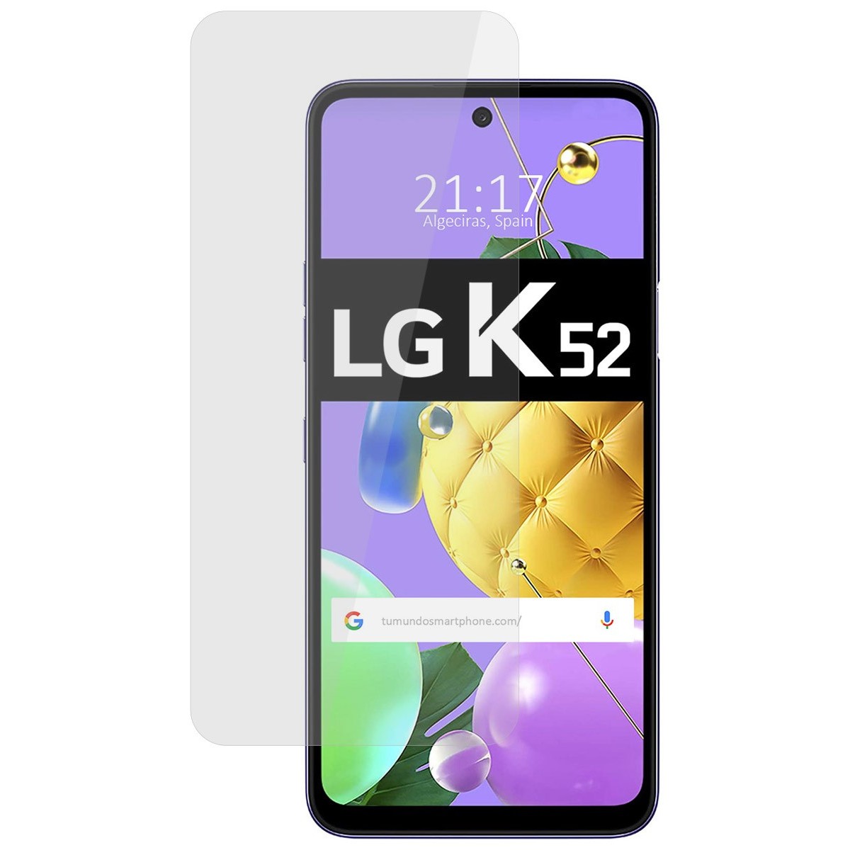 Protector Cristal Templado para Lg K52 Vidrio