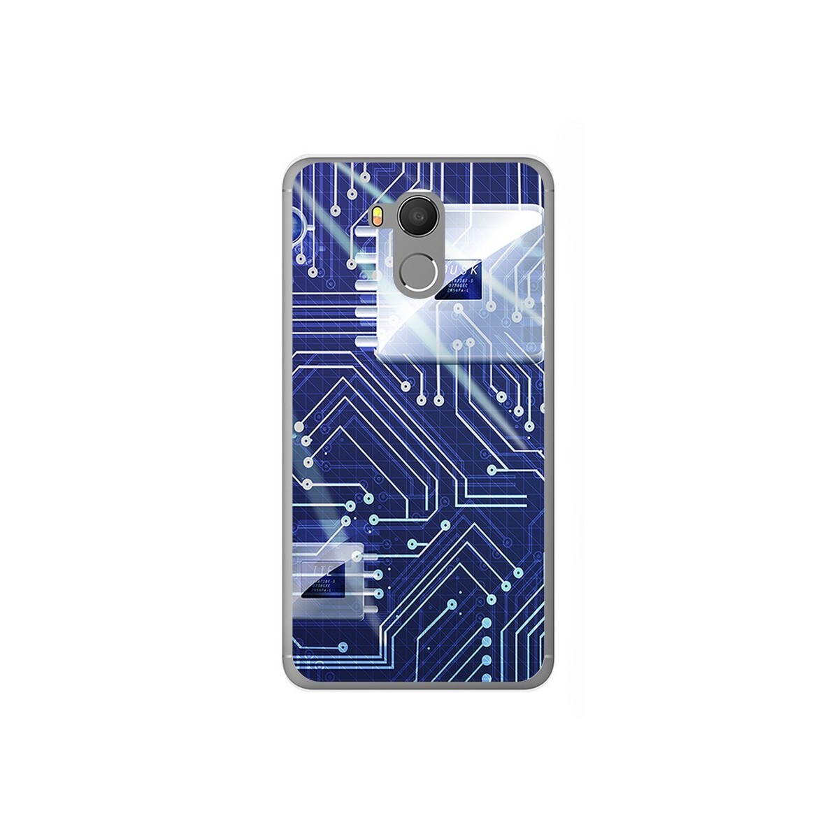Funda Gel Tpu para Oukitel U15 / U15 Pro Diseño Circuito Dibujos