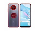 Funda Mate con Borde Rojo y Anillo Giratorio 360 para Xiaomi Mi 10T Lite
