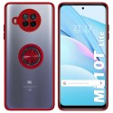 Funda Mate con Borde Rojo y Anillo Giratorio 360 para Xiaomi Mi 10T Lite