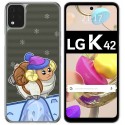 Funda Gel Transparente para LG K42 diseño Cabra Dibujos