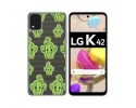 Funda Gel Transparente para LG K42 diseño Cactus Dibujos