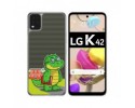 Funda Gel Transparente para LG K42 diseño Coco Dibujos