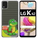 Funda Gel Transparente para LG K42 diseño Coco Dibujos