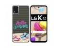 Funda Gel Transparente para LG K42 diseño Summer Dibujos
