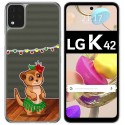 Funda Gel Transparente para LG K42 diseño Suricata Dibujos