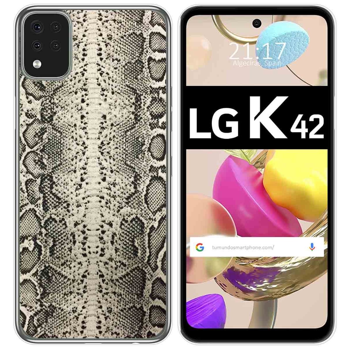 LG K42 Funda Gel Tpu Silicona dibujo 01|Envio Gratis