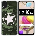 Funda Gel Tpu para LG K42 diseño Camuflaje 01 Dibujos