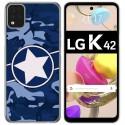 Funda Gel Tpu para LG K42 diseño Camuflaje 03 Dibujos