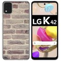 Funda Gel Tpu para LG K42 diseño Ladrillo 01 Dibujos