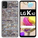 Funda Gel Tpu para LG K42 diseño Ladrillo 02 Dibujos