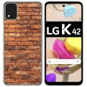 Funda Gel Tpu para LG K42 diseño Ladrillo 04 Dibujos