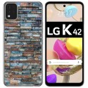 Funda Gel Tpu para LG K42 diseño Ladrillo 05 Dibujos