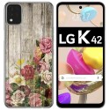 Funda Gel Tpu para LG K42 diseño Madera 08 Dibujos