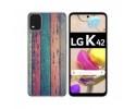 Funda Gel Tpu para LG K42 diseño Madera 10 Dibujos