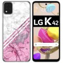 Funda Gel Tpu para LG K42 diseño Mármol 03 Dibujos