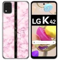 Funda Gel Tpu para LG K42 diseño Mármol 04 Dibujos