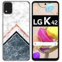 Funda Gel Tpu para LG K42 diseño Mármol 05 Dibujos