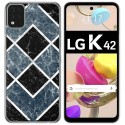 Funda Gel Tpu para LG K42 diseño Mármol 06 Dibujos