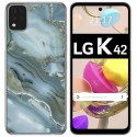 Funda Gel Tpu para LG K42 diseño Mármol 09 Dibujos