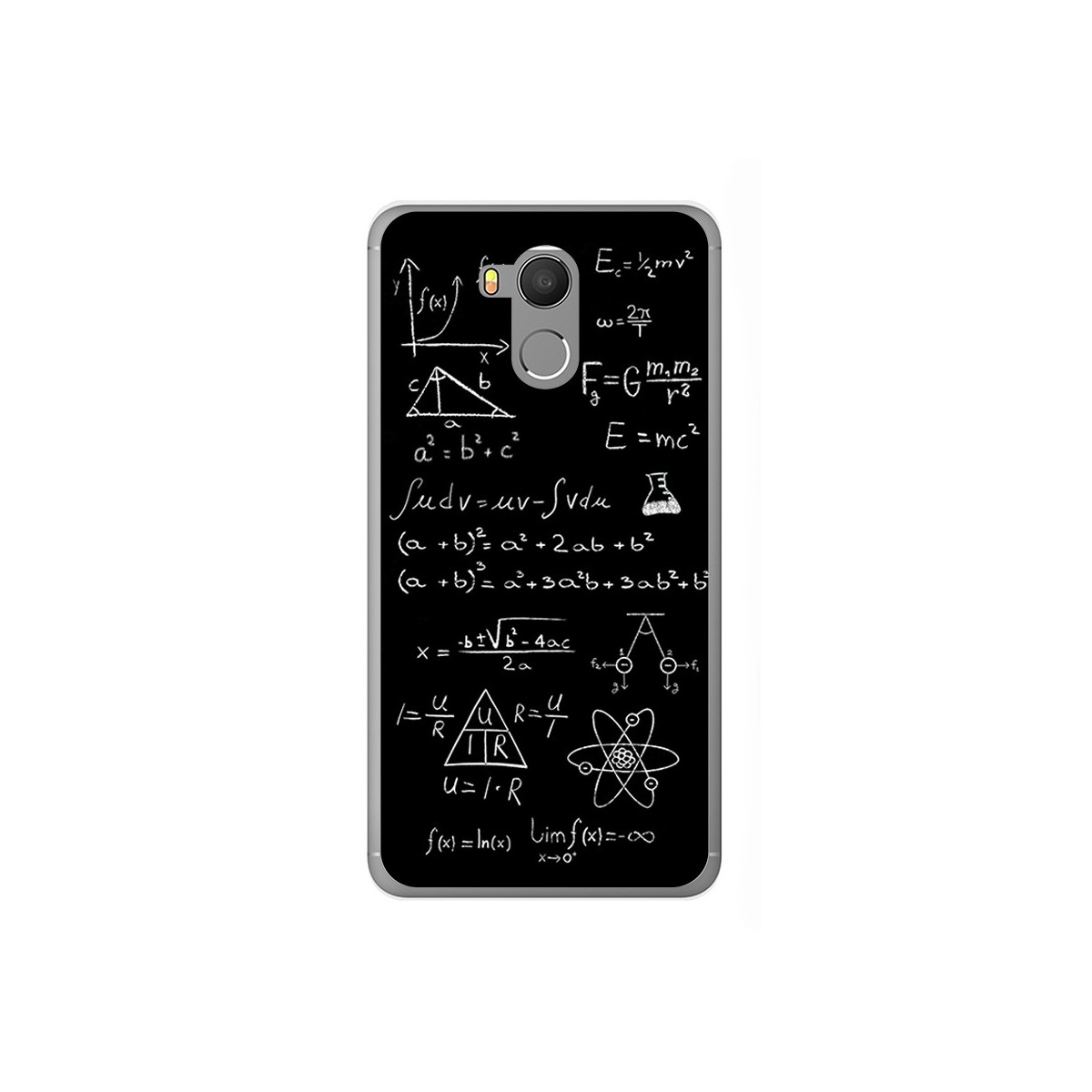 Funda Gel Tpu para Oukitel U15 / U15 Pro Diseño Formulas Dibujos
