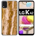 Funda Gel Tpu para LG K42 diseño Mármol 10 Dibujos