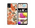 Funda Gel Tpu para LG K42 diseño Mármol 12 Dibujos