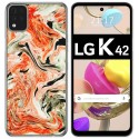 Funda Gel Tpu para LG K42 diseño Mármol 12 Dibujos
