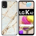 Funda Gel Tpu para LG K42 diseño Mármol 13 Dibujos