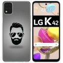 Funda Gel Tpu para LG K42 diseño Barba Dibujos